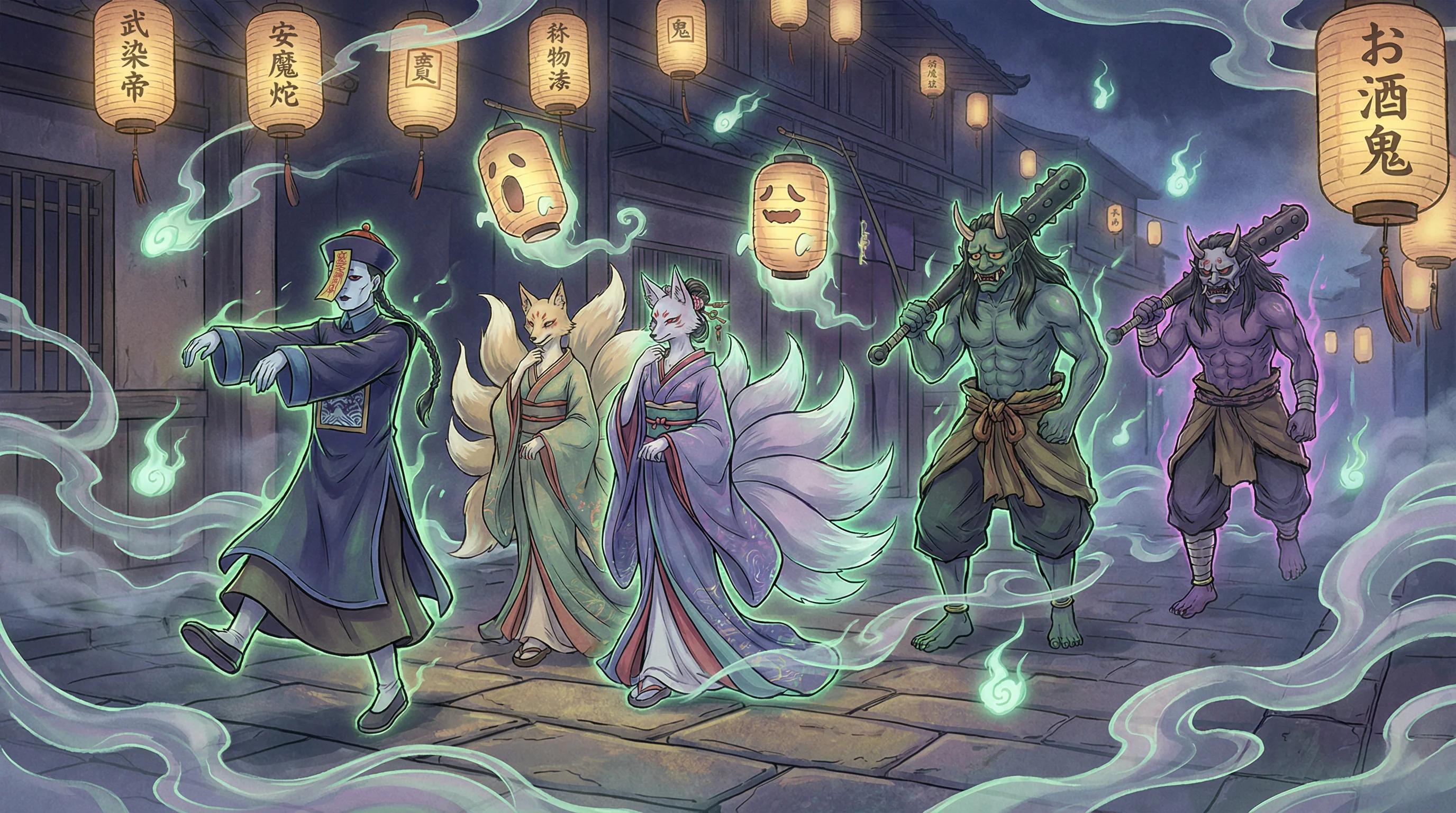 百鬼夜行 - 可以不可以日剧 中日鬼怪动漫